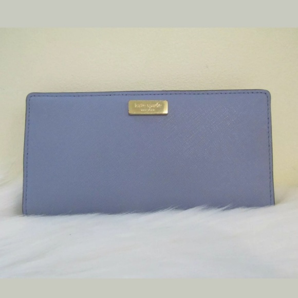 kate spade Handbags - Blue Kate Spade Bifold Leather Wallet